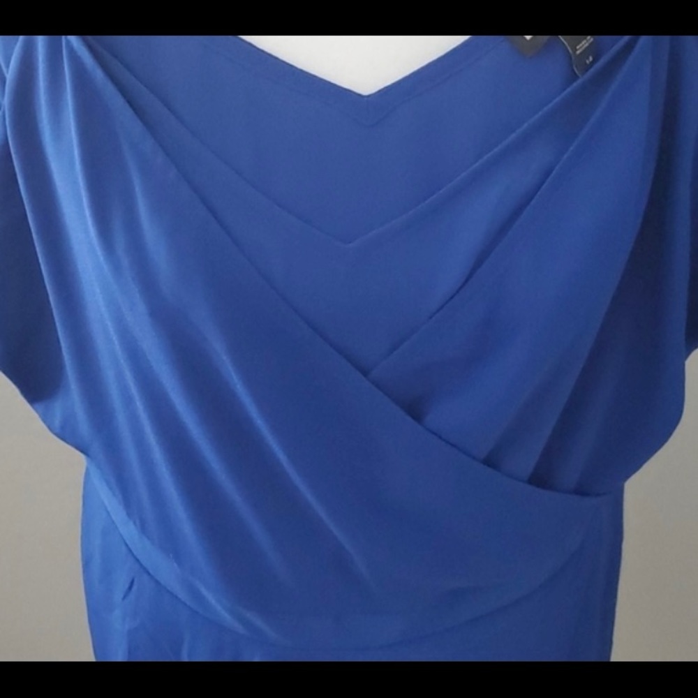 Express Cobalt Blue Shorts Romper. Gently used. - Picture 4 of 5